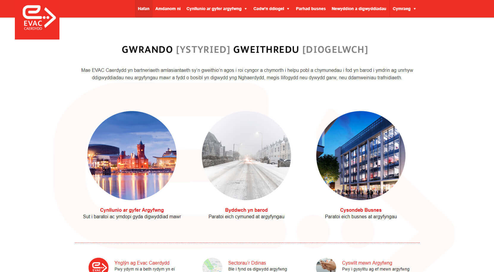 EVAC Caerdydd