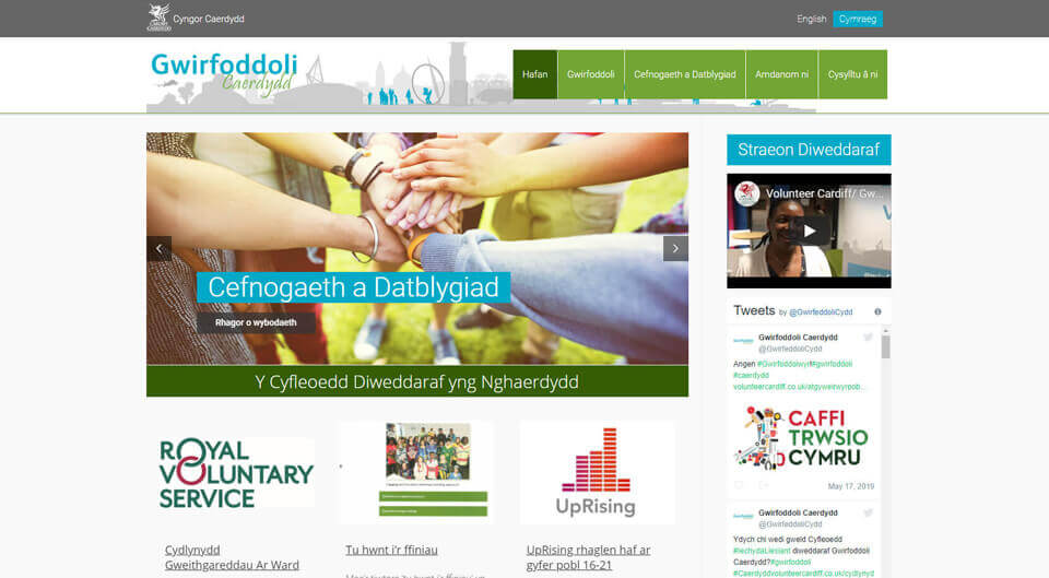 Gwirfoddoli Caerdydd